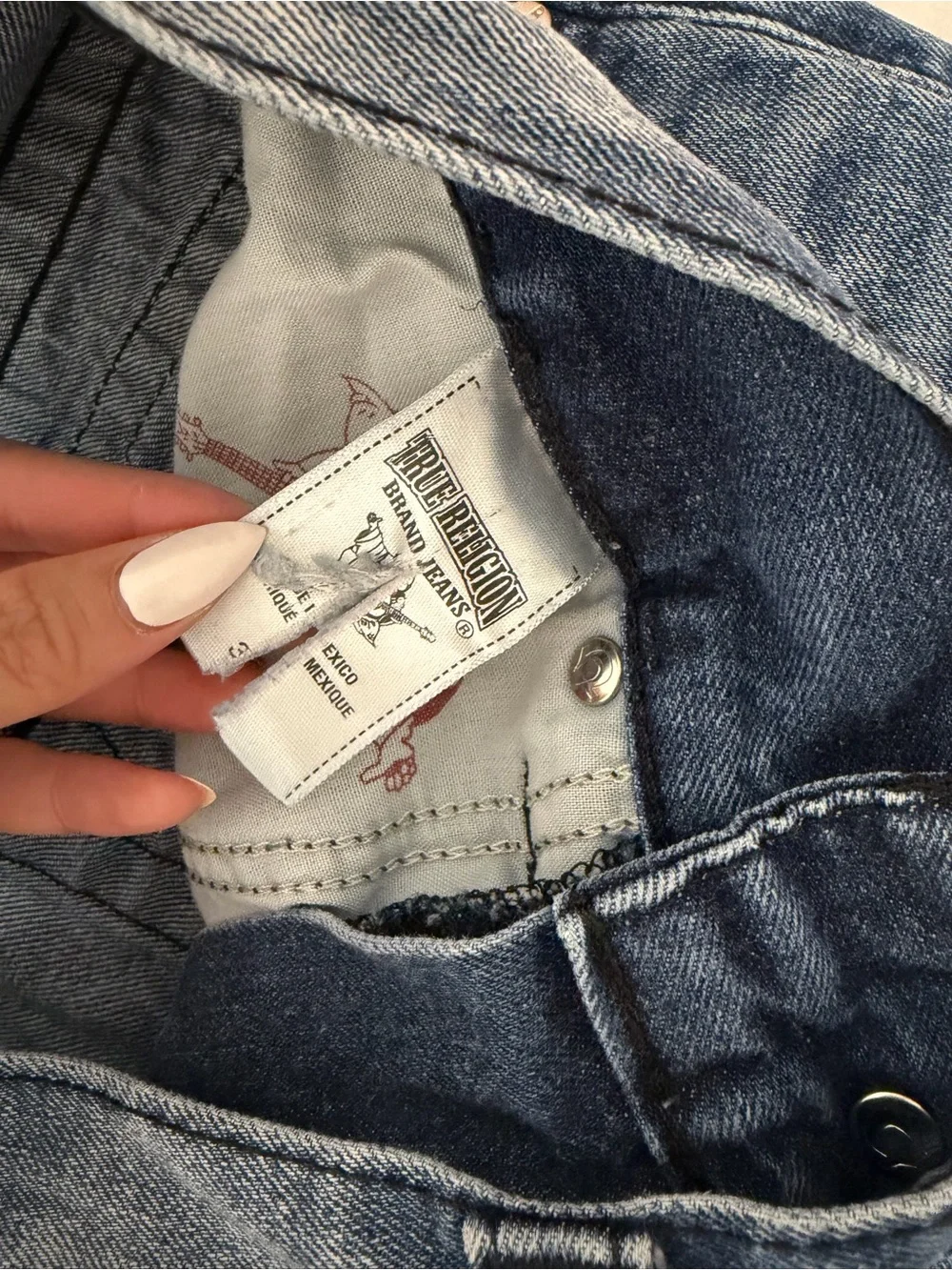 True Religion Men’s Blue Straight Jeans